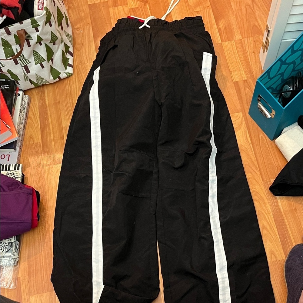 Black and White Athletic  Pants Women's Med